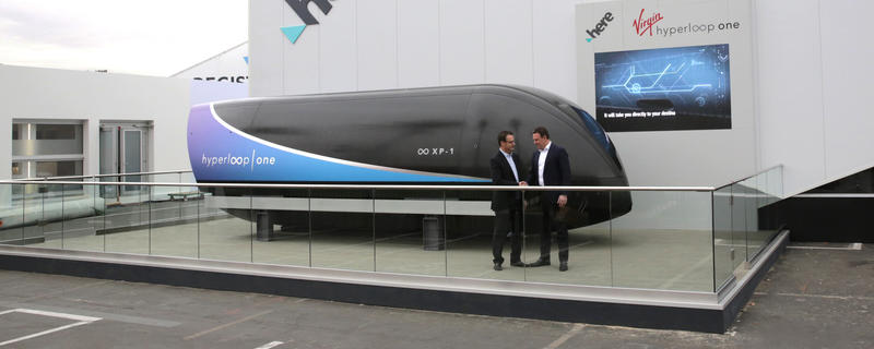 HERE Virgin Hyperloop One Partnership